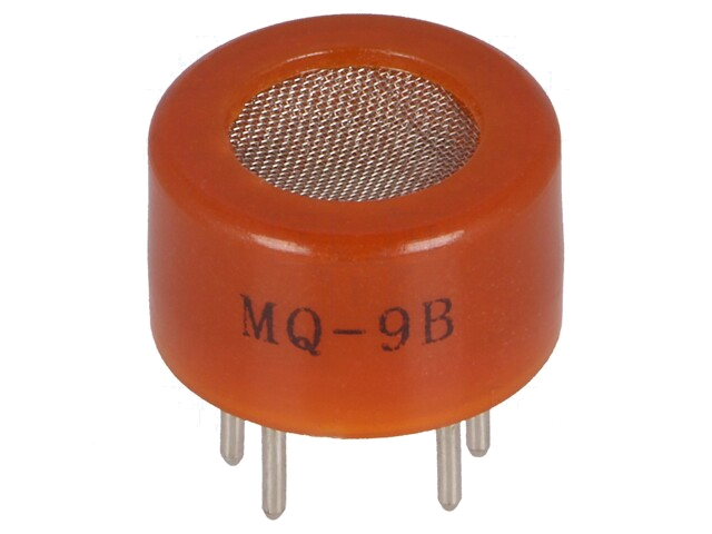 Sensor: gas; methaan (CH4),koolmonoxide (CO); MQ-9B Sensor: gas; methaan (CH4),koolmonoxide (CO); MQ-9B